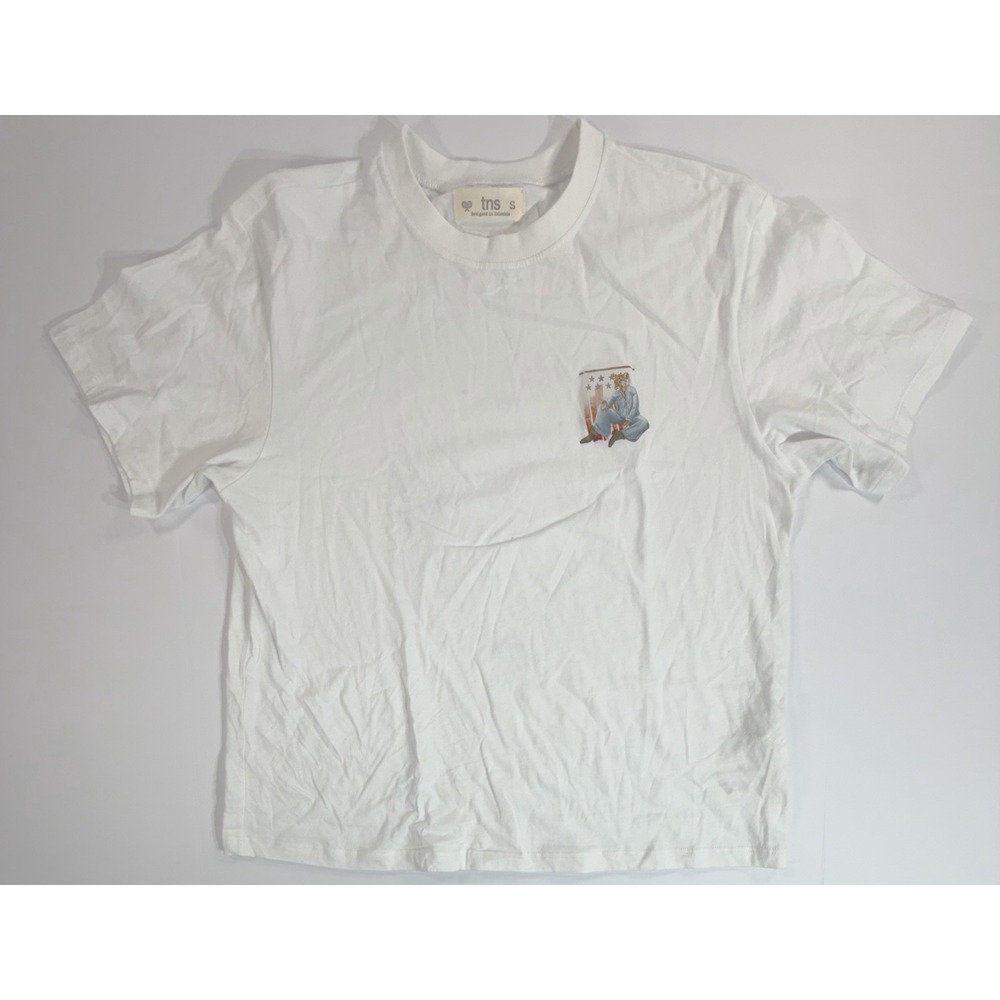 TNS Graphic T Shirt White Designed In Colombia Art‎ Print Mens Small